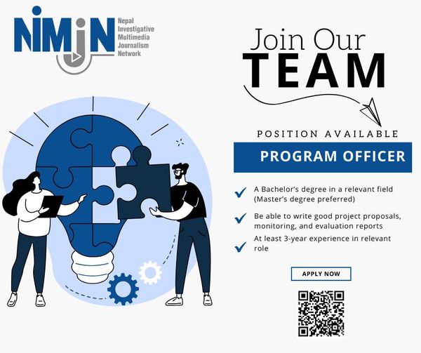 Vacancy for Program Officer post at NIMJN