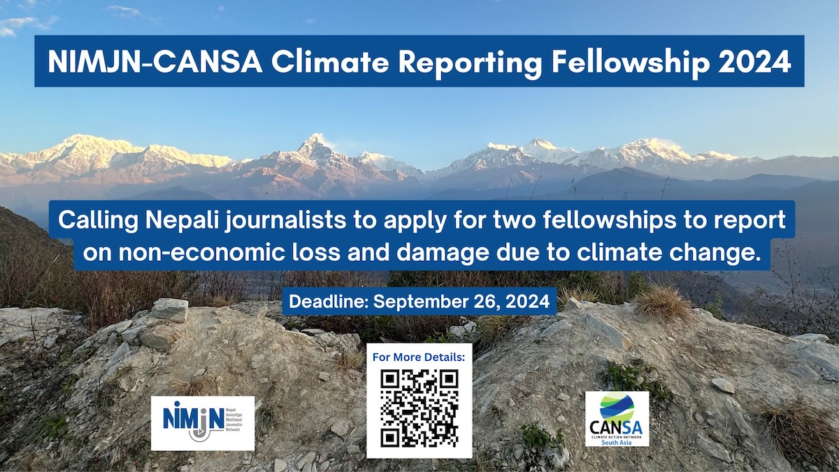 NIMJN-CANSA Climate Reporting Fellowship 2024